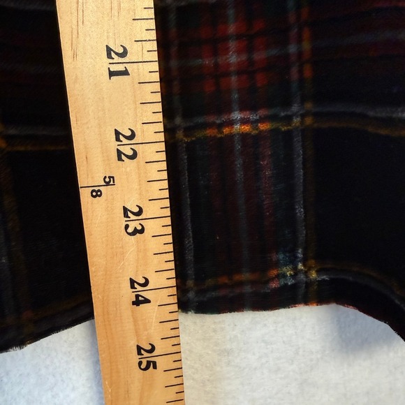 J.Crew Stewart Tartan Velvet Plaid Top 16 NWT - Picture 9 of 10